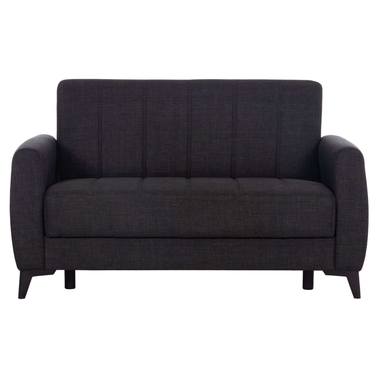 SOFA-BED 2-SEATER WITH STORAGE SPACE NIKKO HM3293.01 GREY FABRIC 144x75x84Hcm. [4]