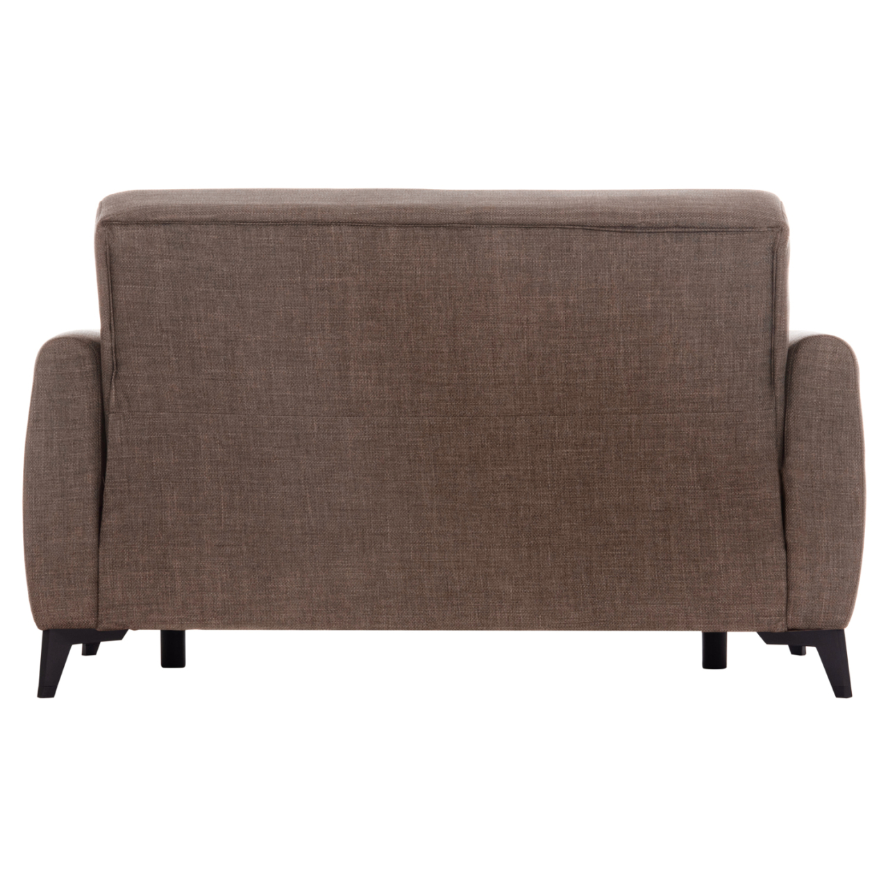 SOFA-BED 2-SEATER WITH STORAGE SPACE NIKKO HM3293.02 BROWN FABRIC 144x75x84Hcm. [7]