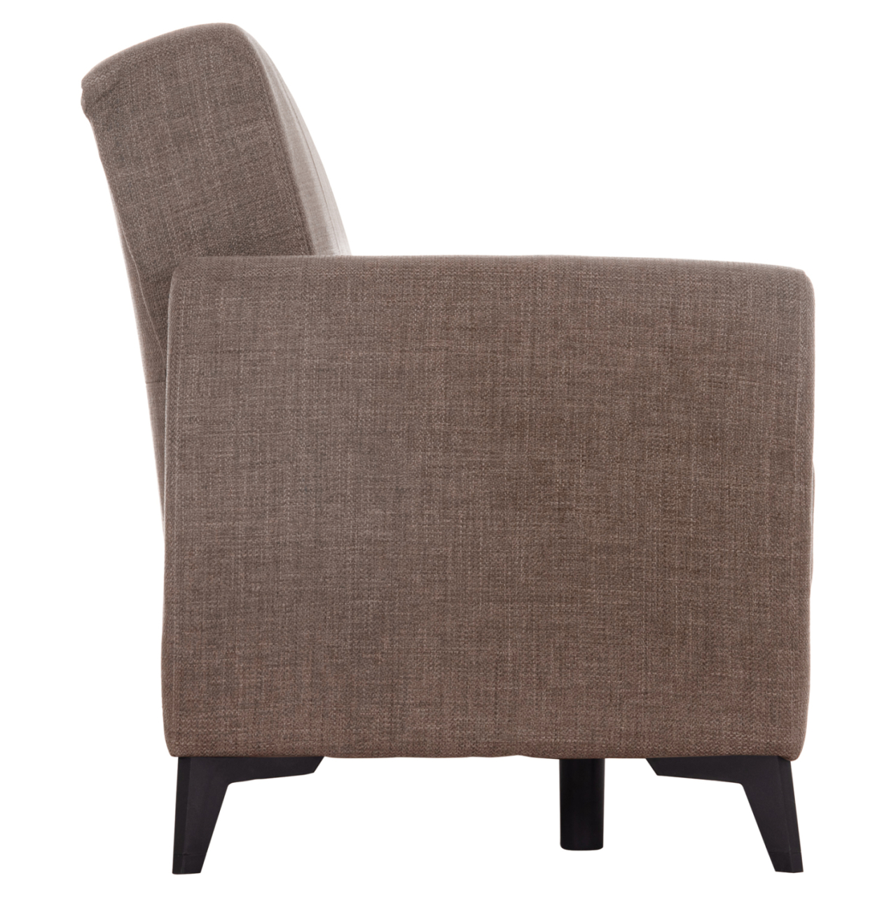 SOFA-BED 2-SEATER WITH STORAGE SPACE NIKKO HM3293.02 BROWN FABRIC 144x75x84Hcm. [6]