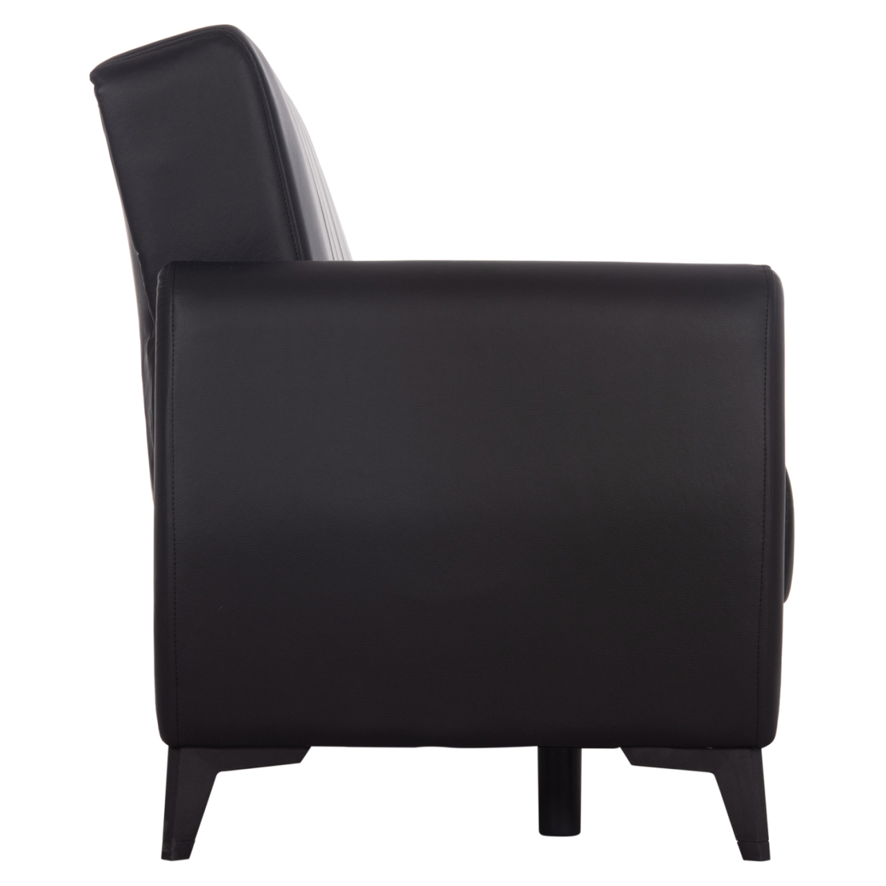 SOFA-BED 2-SEATER WITH STORAGE SPACE NIKKO HM3293.11 BLACK PU 144x75x84Hcm. [6]