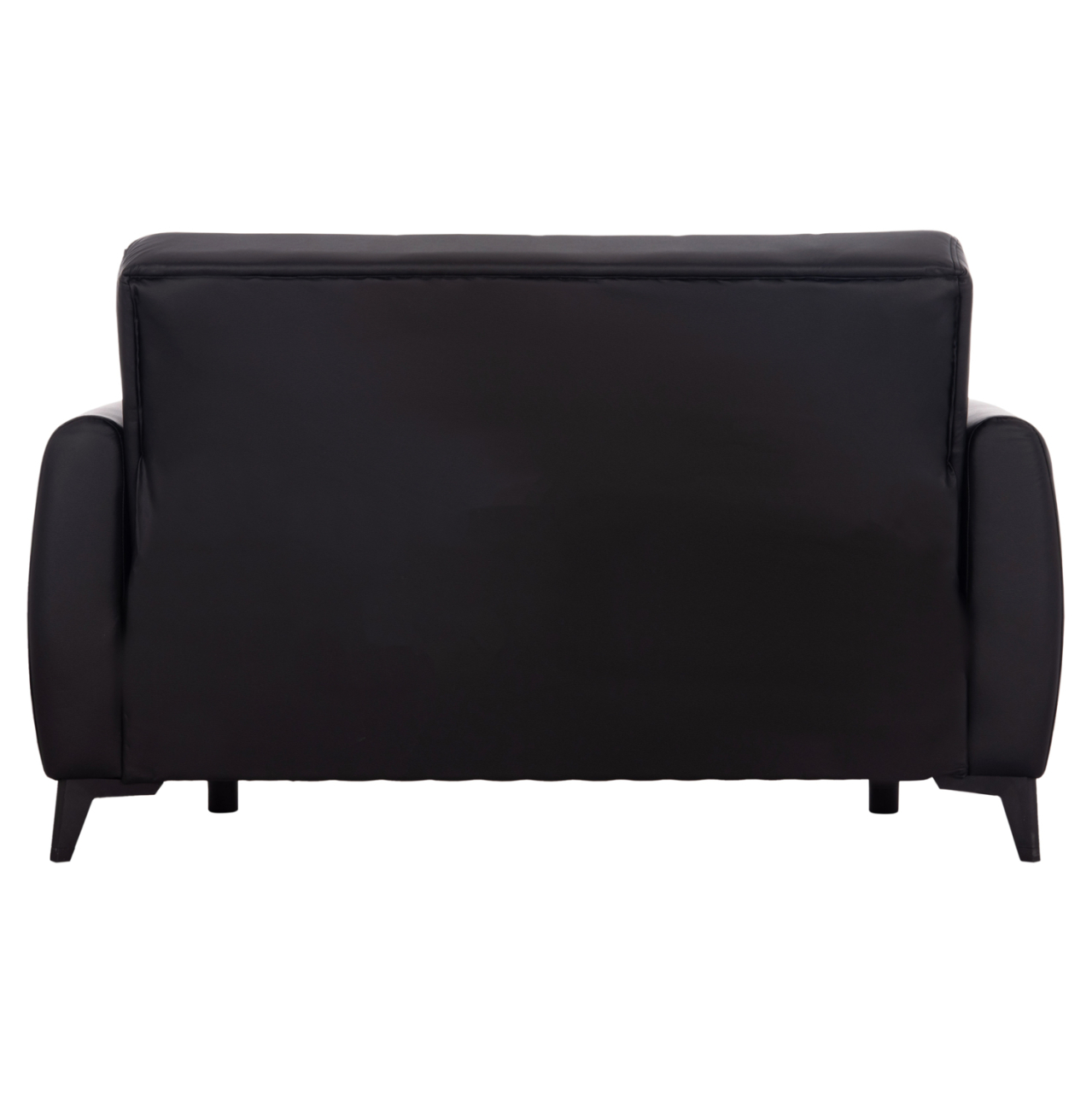 SOFA-BED 2-SEATER WITH STORAGE SPACE NIKKO HM3293.11 BLACK PU 144x75x84Hcm. [7]