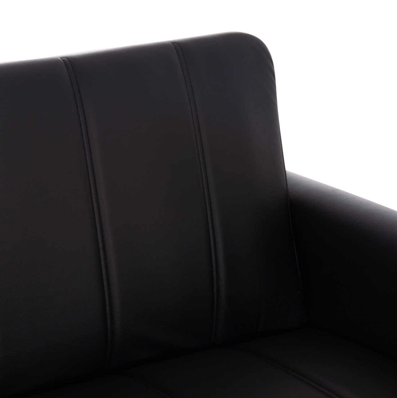 SOFA-BED 2-SEATER WITH STORAGE SPACE NIKKO HM3293.11 BLACK PU 144x75x84Hcm. [8]