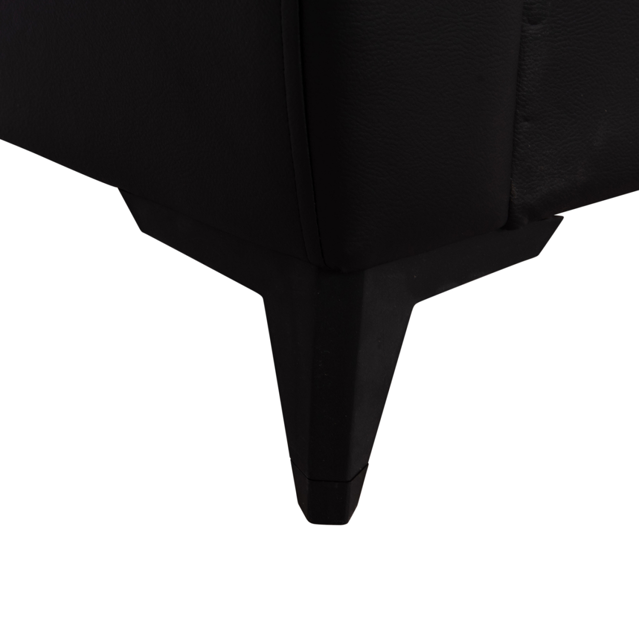 SOFA-BED 2-SEATER WITH STORAGE SPACE NIKKO HM3293.11 BLACK PU 144x75x84Hcm. [10]