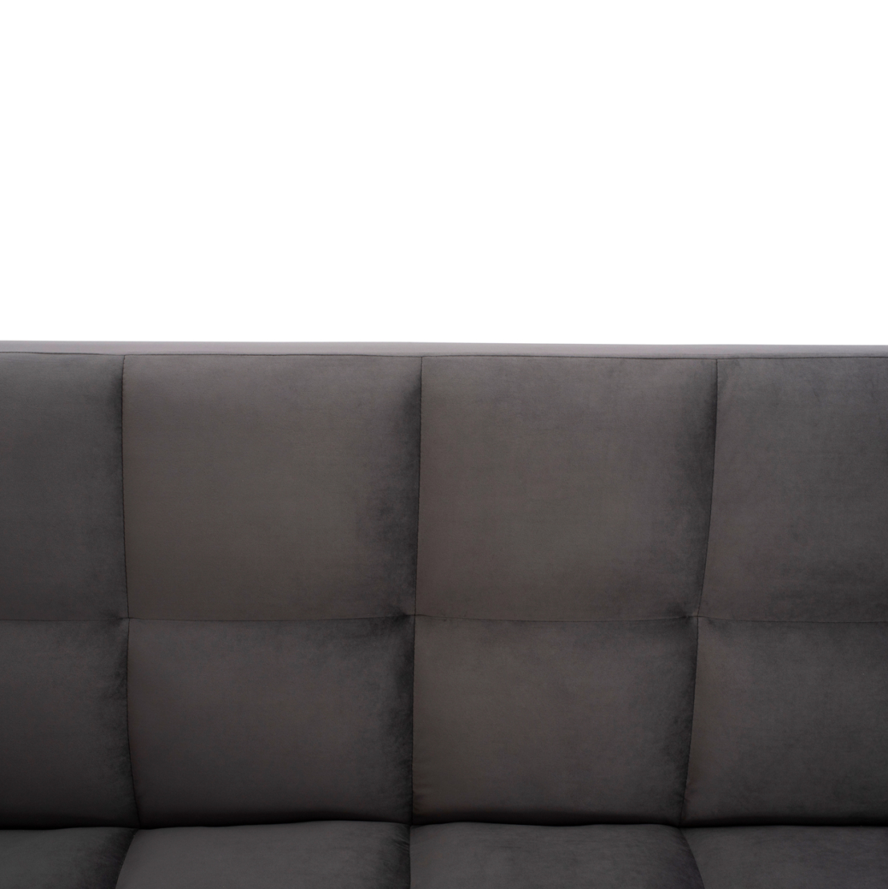 Sofa Bed 3 Seater from velvet grey HM3167.01 182x80x88cm [8]