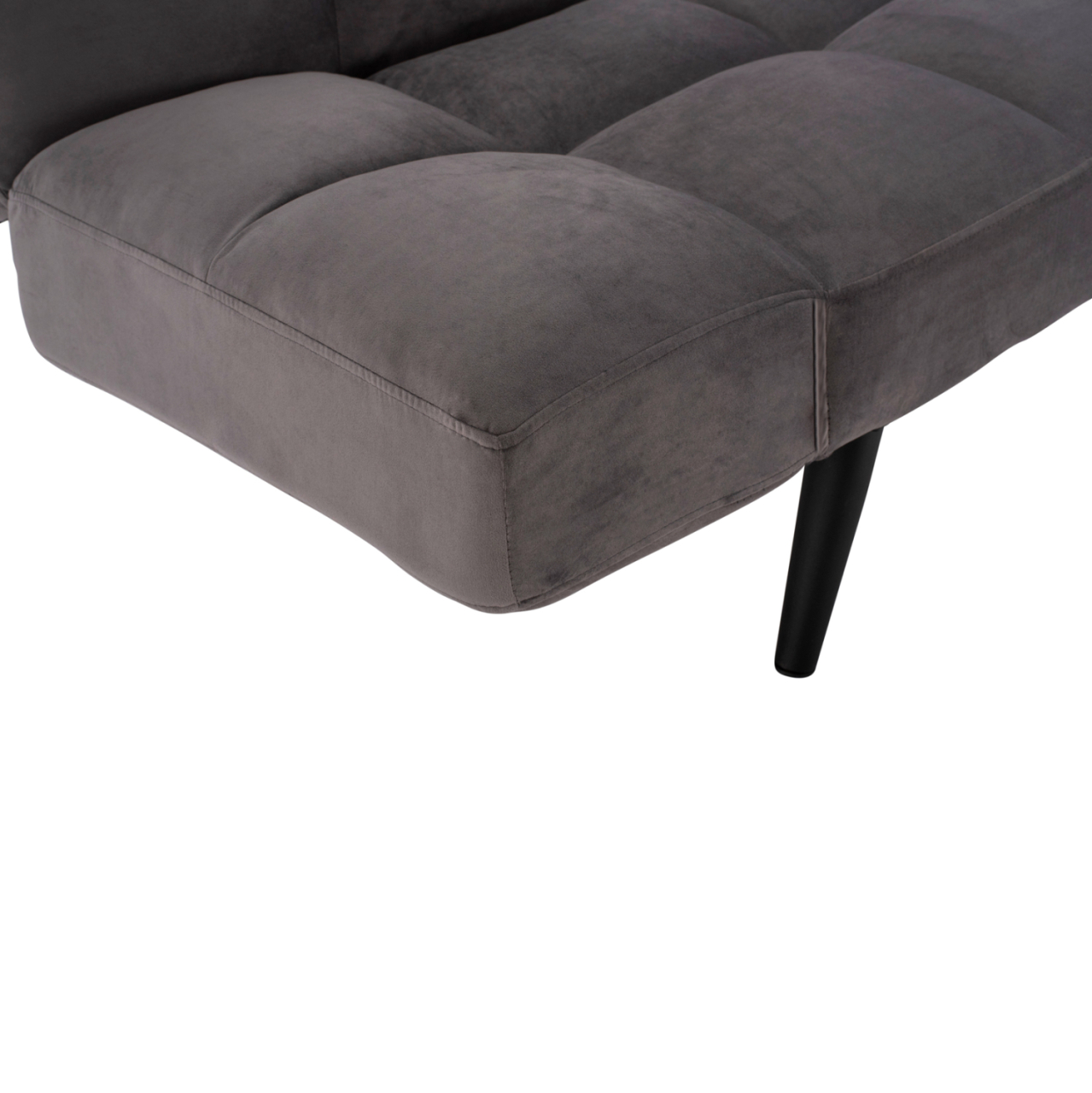 Sofa Bed 3 Seater from velvet grey HM3167.01 182x80x88cm [9]