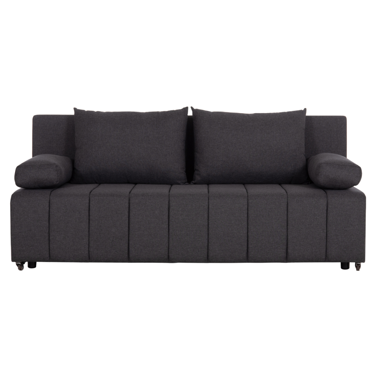 SOFA-BED 3-SEATER KEND HM3313.01 FABRIC IN GREY 188x85x82Hcm. [4]