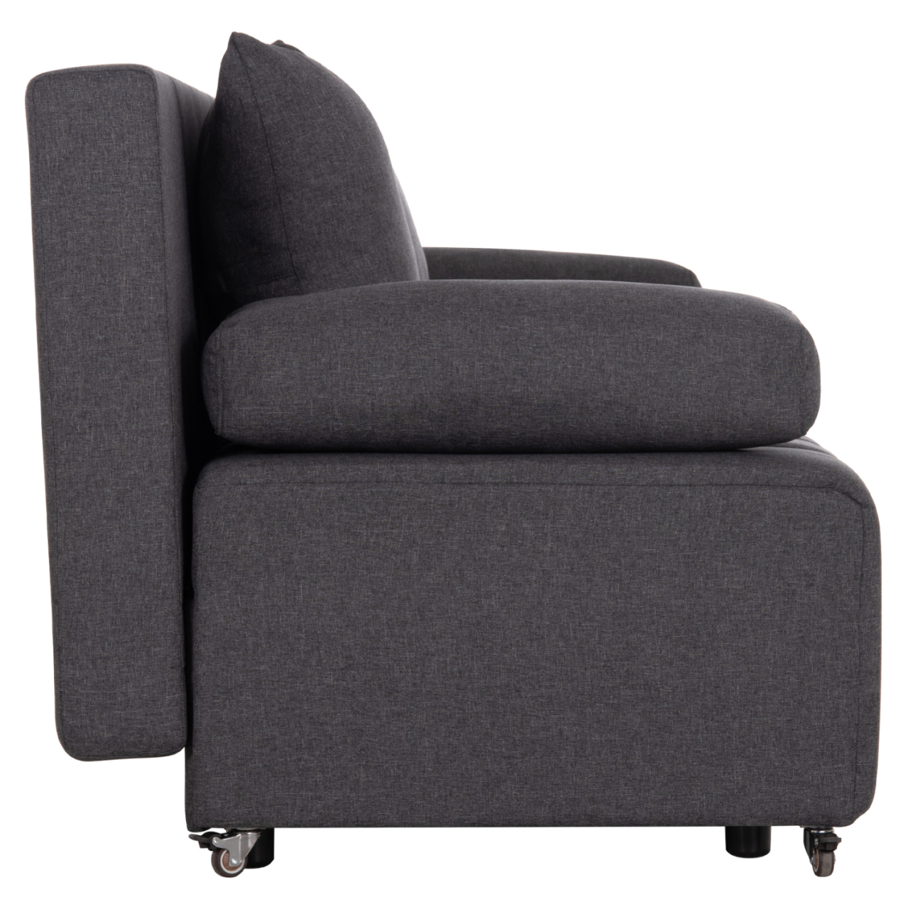 SOFA-BED 3-SEATER KEND HM3313.01 FABRIC IN GREY 188x85x82Hcm. [5]