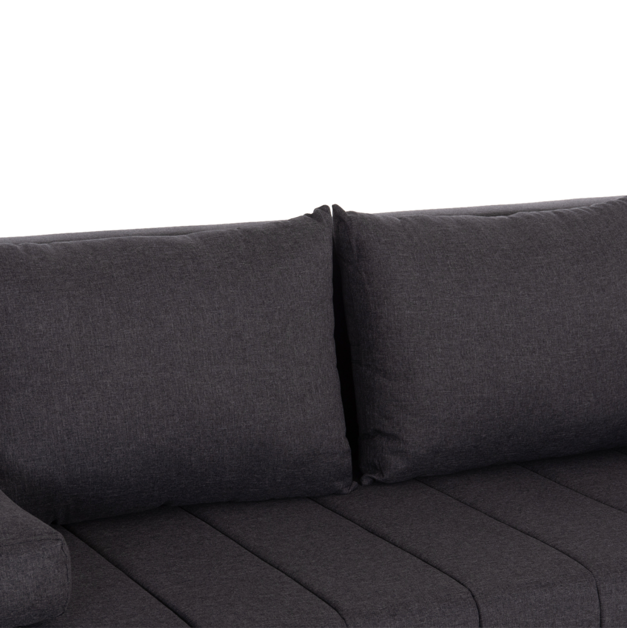 SOFA-BED 3-SEATER KEND HM3313.01 FABRIC IN GREY 188x85x82Hcm. [7]