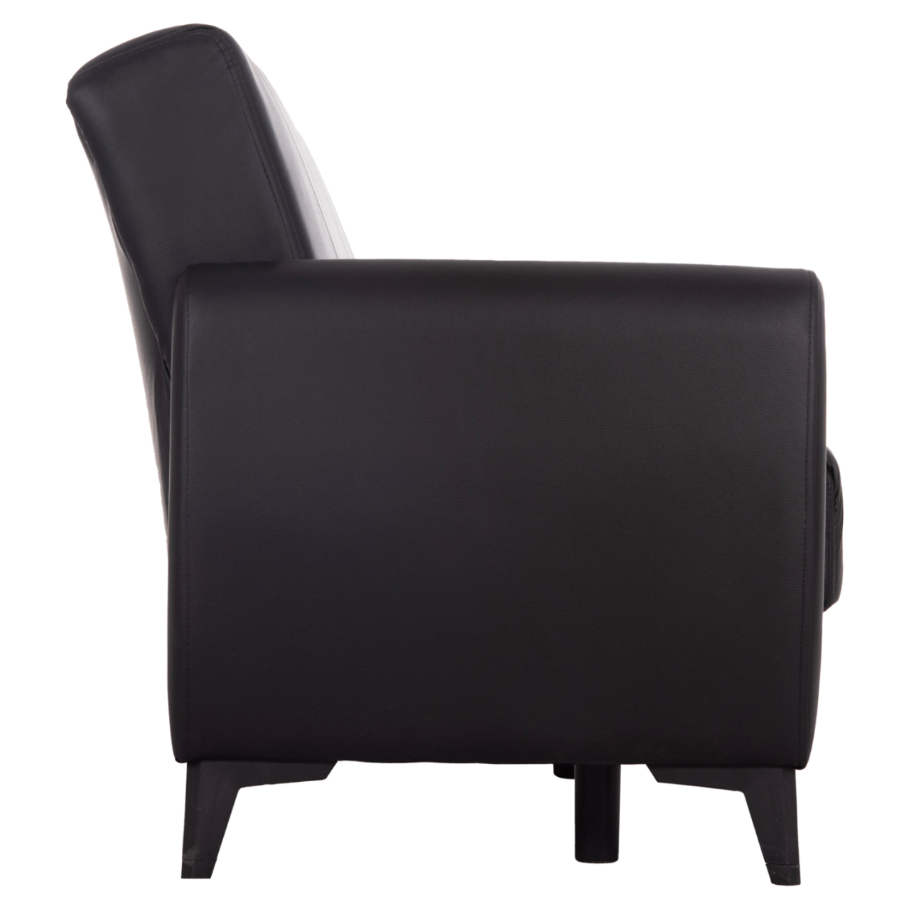 SOFA-BED 3-SEATER WITH STORAGE SPACE NIKKO HM3292.11 BLACK PU 207x80x82Hcm. [5]