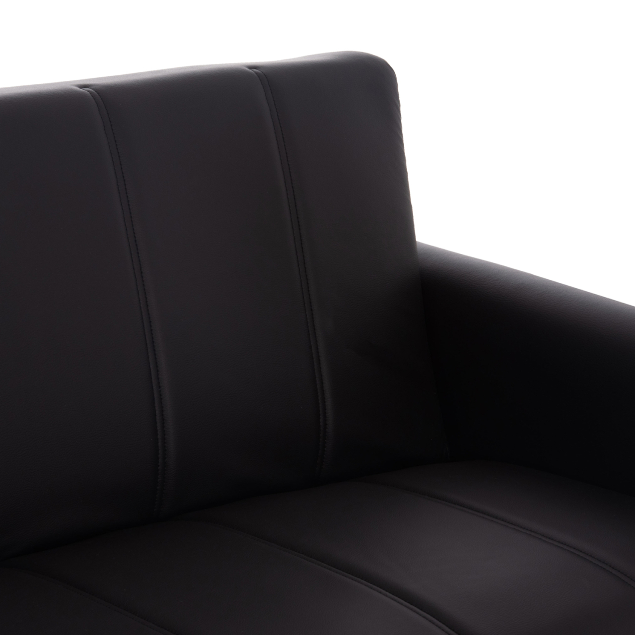 SOFA-BED 3-SEATER WITH STORAGE SPACE NIKKO HM3292.11 BLACK PU 207x80x82Hcm. [8]