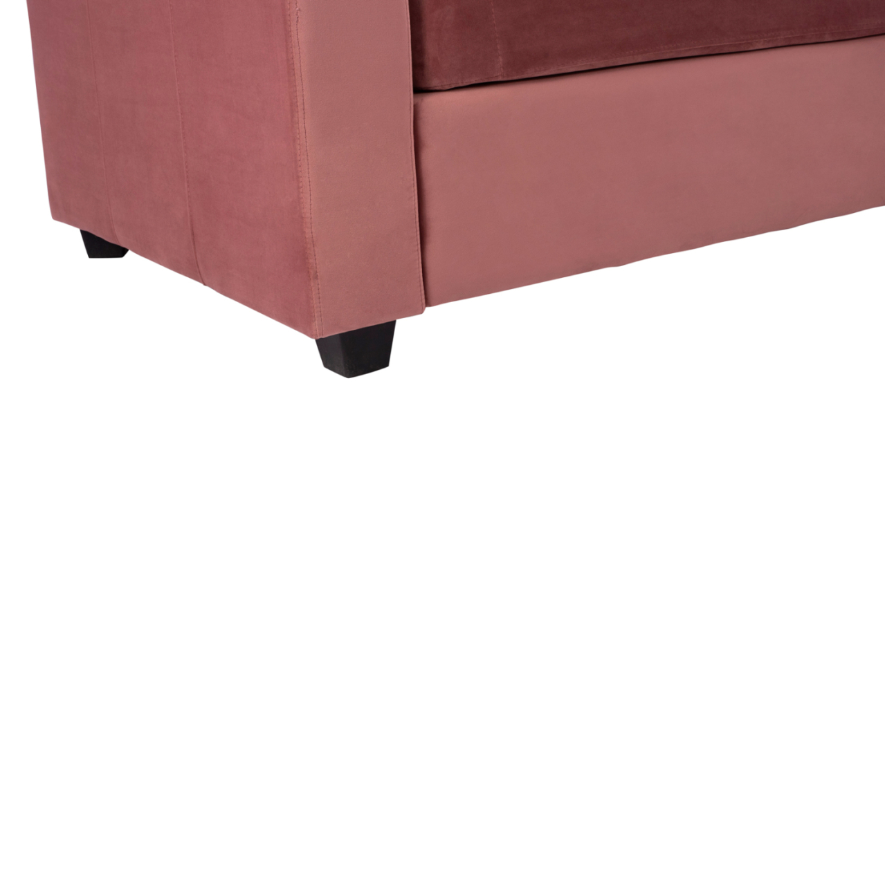 SOFA CORNER REVERSIBLE FABRIC VELVET DUSTY PINK 207x145x85Y cm. HM3004.12 [7]