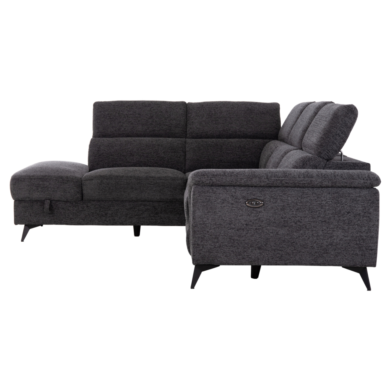 SOFA LEFT CORNER-RECLINE and STORAGE SPACE RESTRO HM3339.01L GREY FABRIC 290x220x80Hcm. [5]