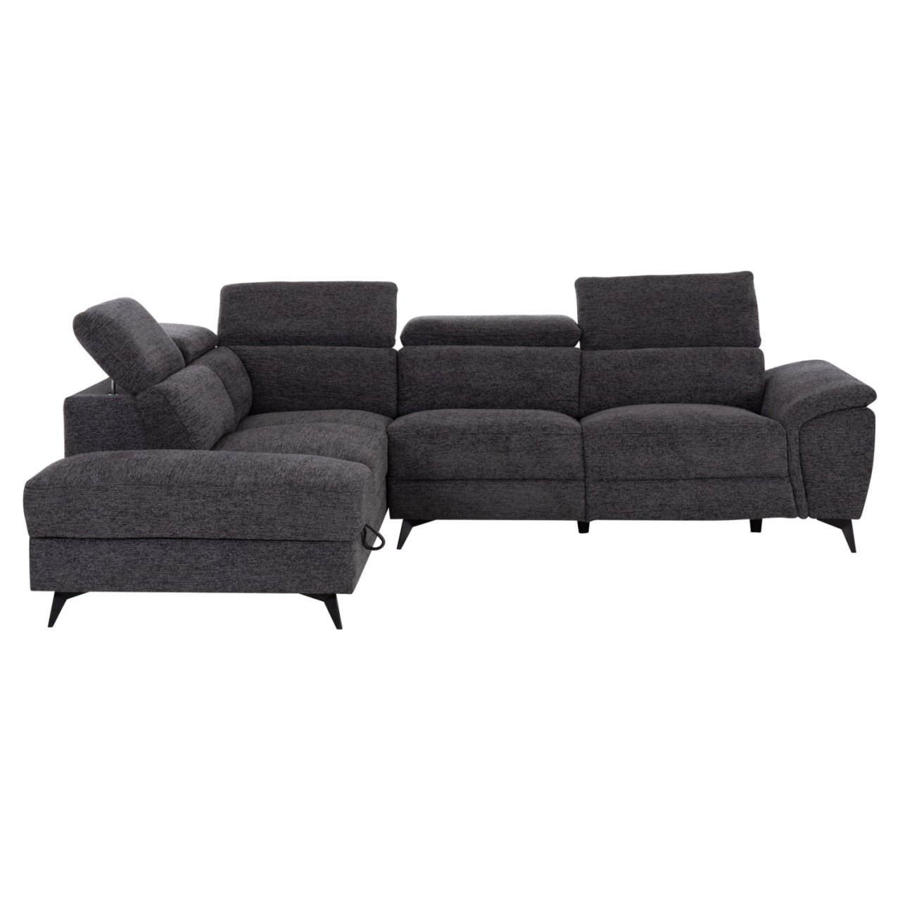 SOFA LEFT CORNER-RECLINE and STORAGE SPACE RESTRO HM3339.01L GREY FABRIC 290x220x80Hcm. [3]