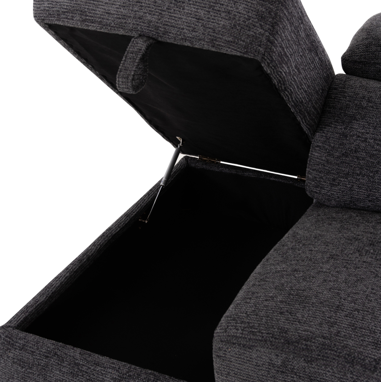 SOFA LEFT CORNER-RECLINE and STORAGE SPACE RESTRO HM3339.01L GREY FABRIC 290x220x80Hcm. [10]