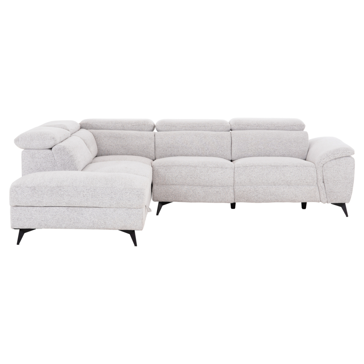 SOFA LEFT CORNER-RECLINE and STORAGE SPACE RESTRO HM3339.02L BEIGE FABRIC 290x220x80Hcm. [3]