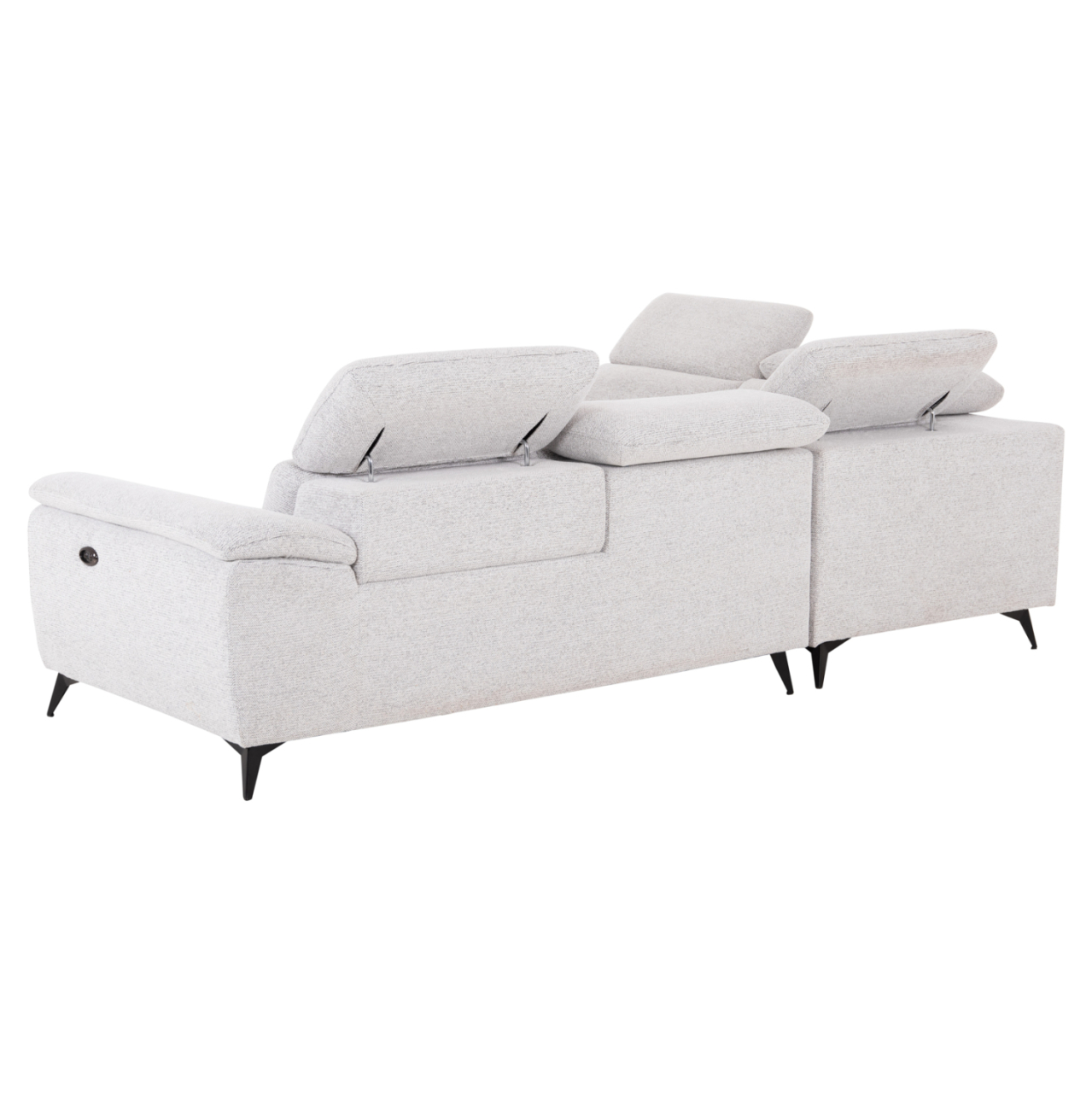 SOFA LEFT CORNER-RECLINE and STORAGE SPACE RESTRO HM3339.02L BEIGE FABRIC 290x220x80Hcm. [5]