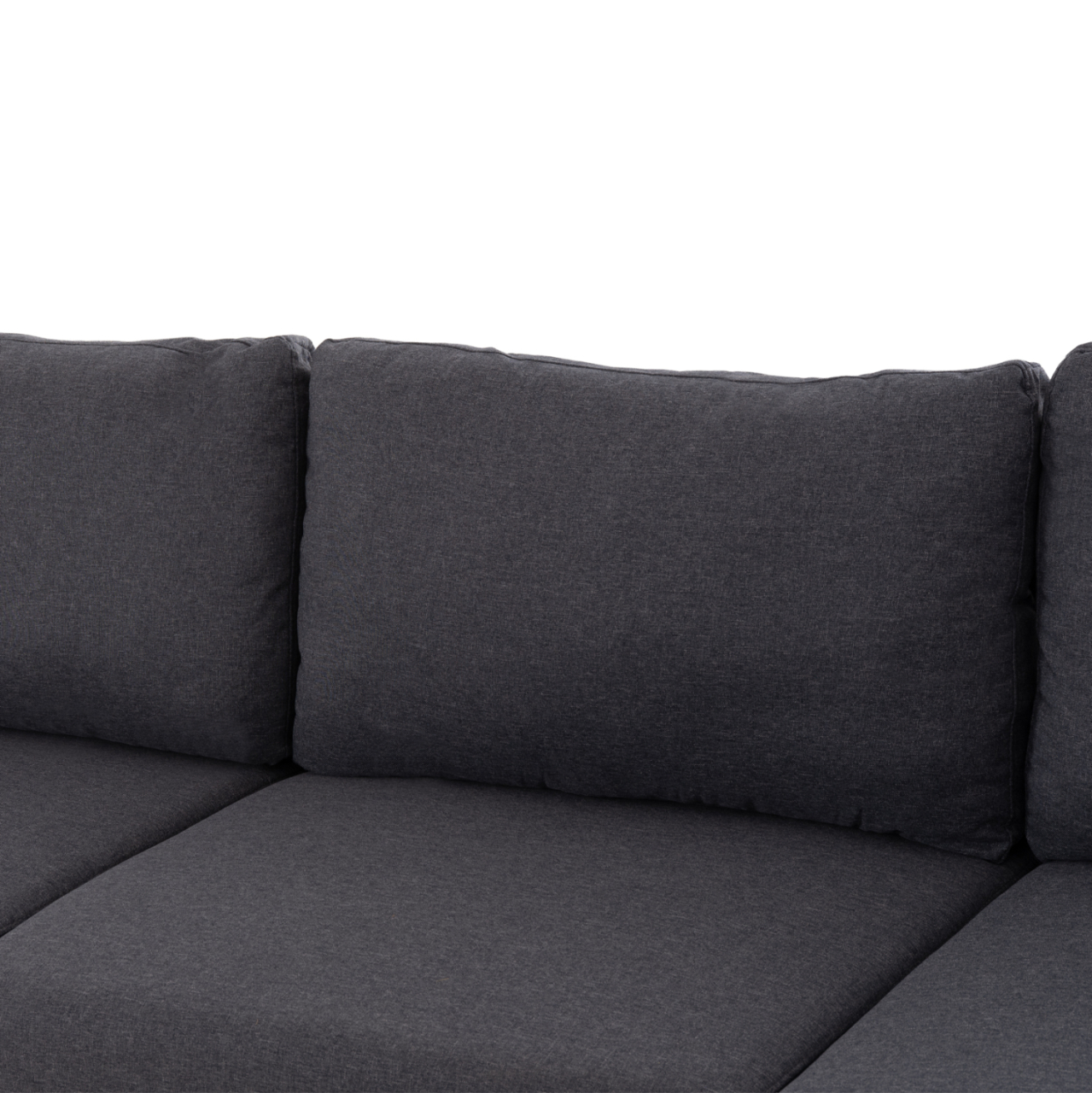 SOFA RIGHT CORNER ANTON HM3340.01R GREY FABRIC--METAL LEGS 260x130x84Hcm [9]