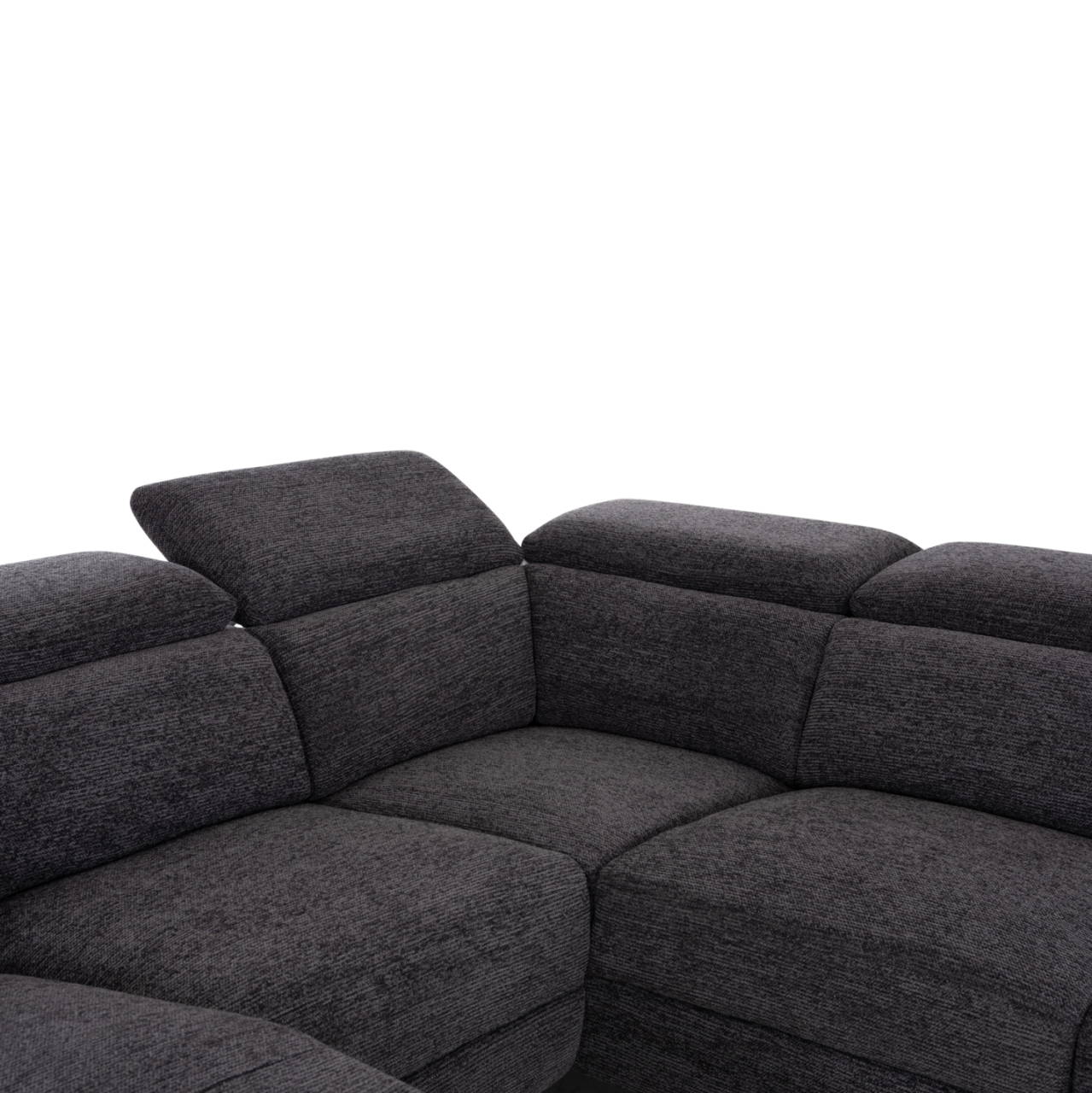 SOFA RIGHT CORNER-RECLINE and STORAGE SPACE RESTRO ΗΜ3339.01R GREY FABRIC 290x220x80Hcm. [6]