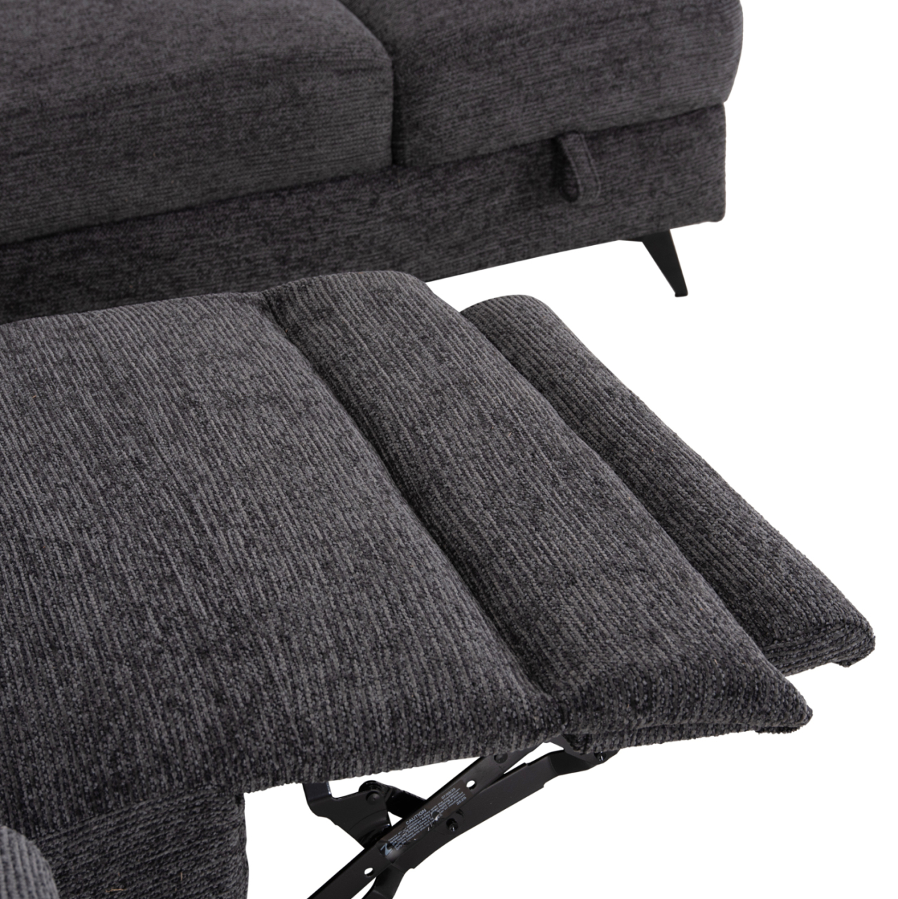 SOFA RIGHT CORNER-RECLINE and STORAGE SPACE RESTRO ΗΜ3339.01R GREY FABRIC 290x220x80Hcm. [9]