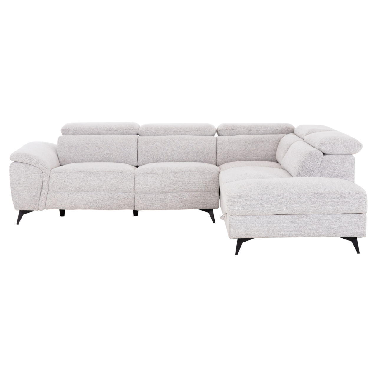 SOFA RIGHT CORNER-RECLINE and STORAGE SPACE RESTRO HM3339.02R BEIGE FABRIC 290x220x80Hcm. [3]