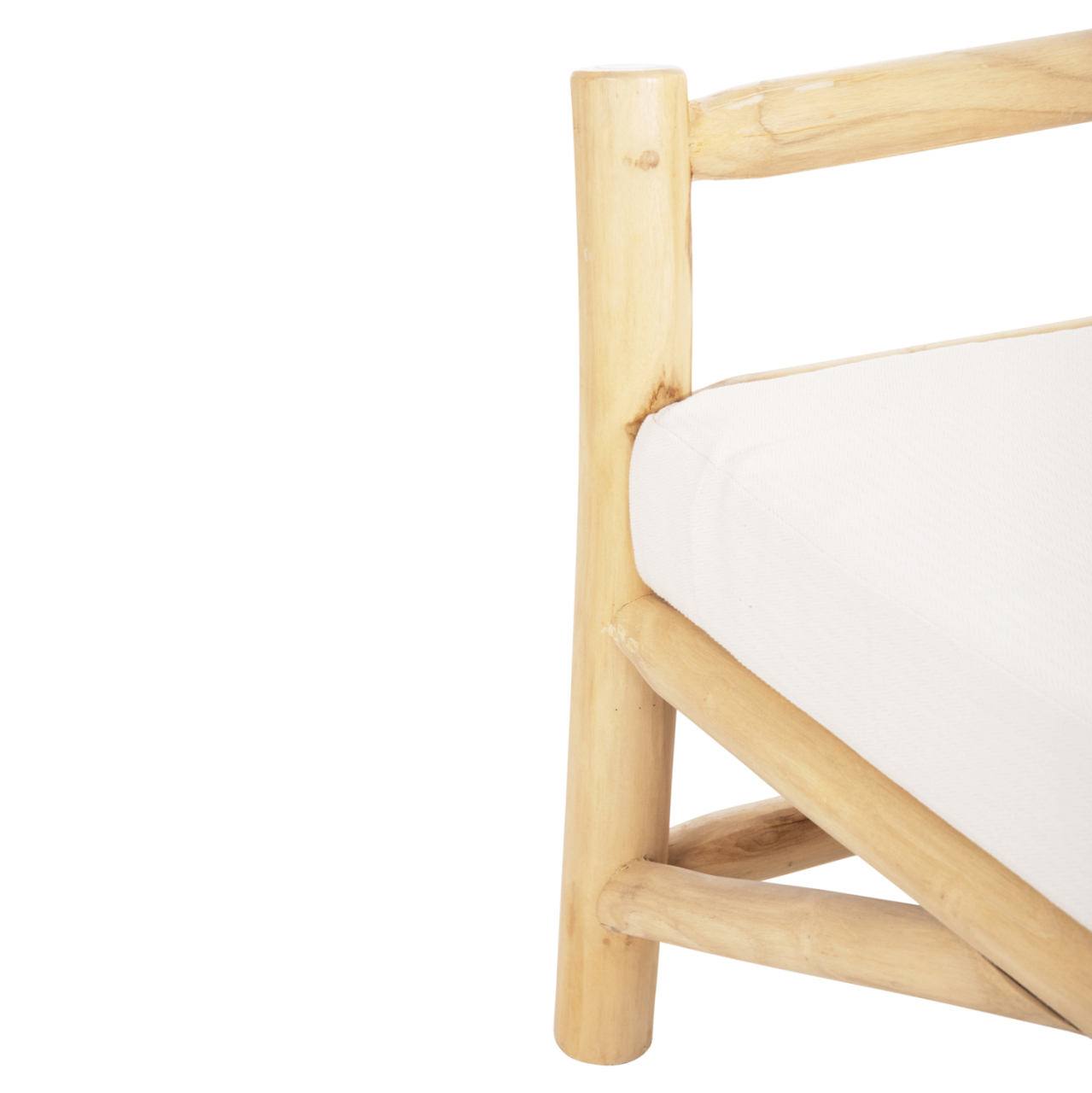 SOFA TORC HM9339 SOLID TEAK NATURAL-WHITE 200x100x80H [9]