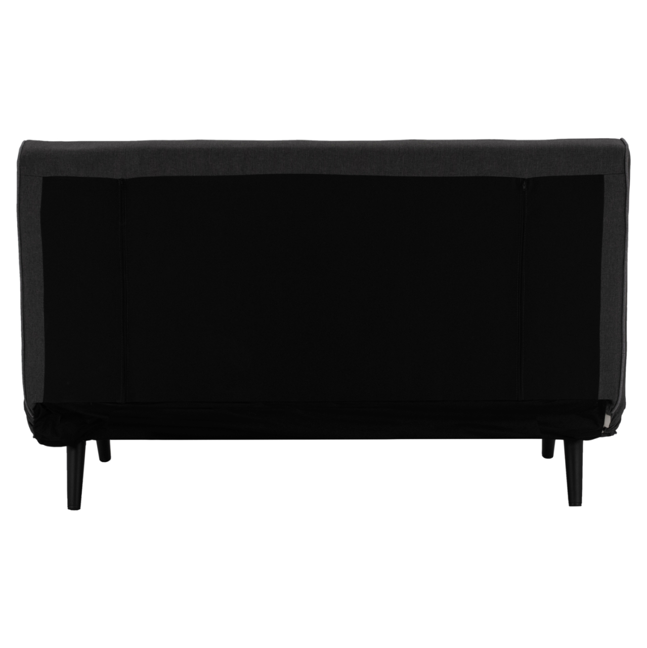 SOFABED FOR 2 PEOPLE ASMA HM3077.03 FABRIC IN DARK GREY 140x80x77Hcm. [6]