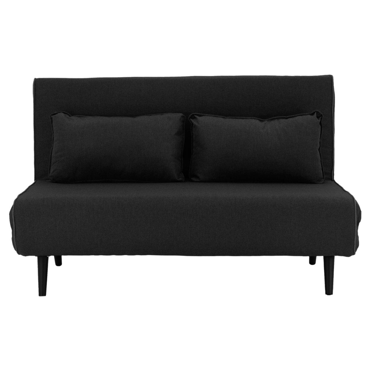 SOFABED FOR 2 PEOPLE ASMA HM3077.03 FABRIC IN DARK GREY 140x80x77Hcm. [4]