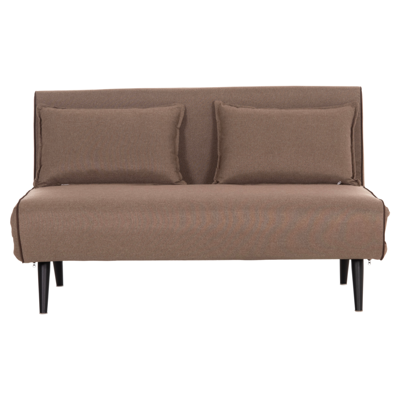 SOFABED FOR 2 PEOPLE ASMA HM3077.07 FABRIC IN DARK BEIGE 143x78x84Hcm. [4]