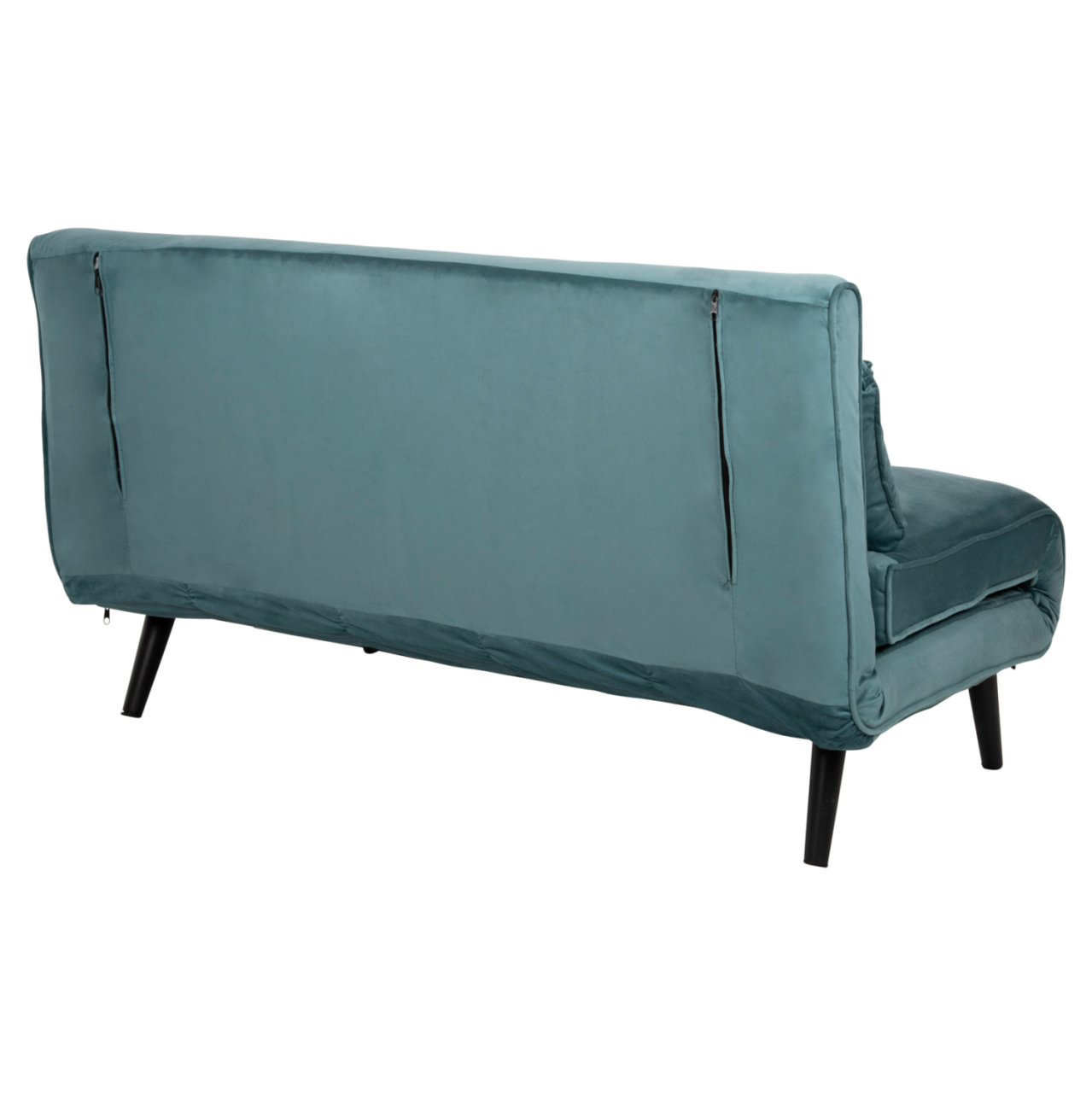 SOFABED FOR 2 PEOPLE ASMA HM3077.15 VELVET IN MINT COLOR 140x80x77Hcm. [6]