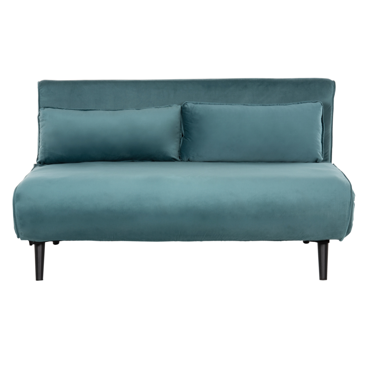 SOFABED FOR 2 PEOPLE ASMA HM3077.15 VELVET IN MINT COLOR 140x80x77Hcm. [4]