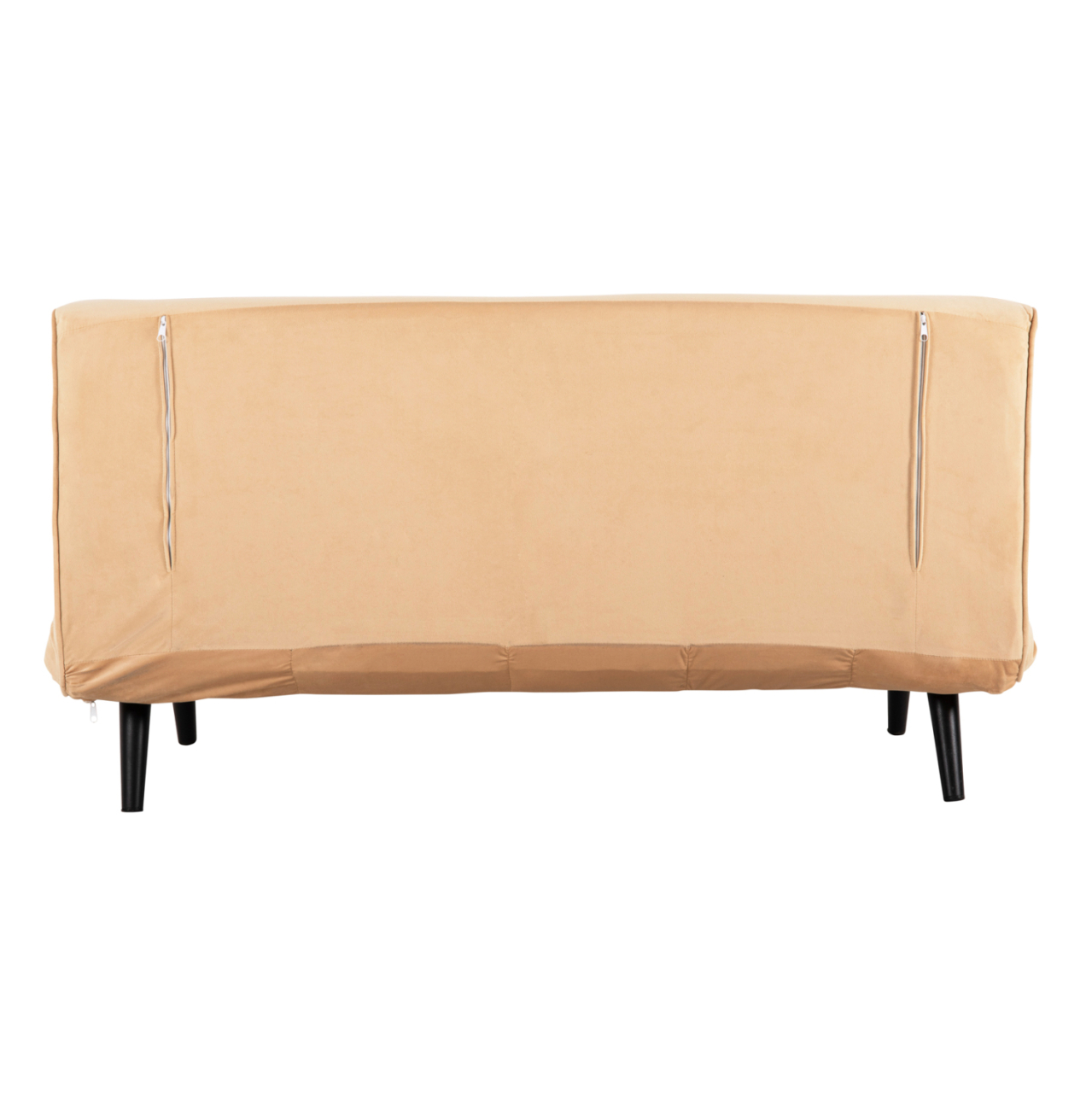 SOFABED FOR 2 PEOPLE ASMA HM3077.17 VELVET IN BEIGE COLOR 140x80x77Hcm. [7]