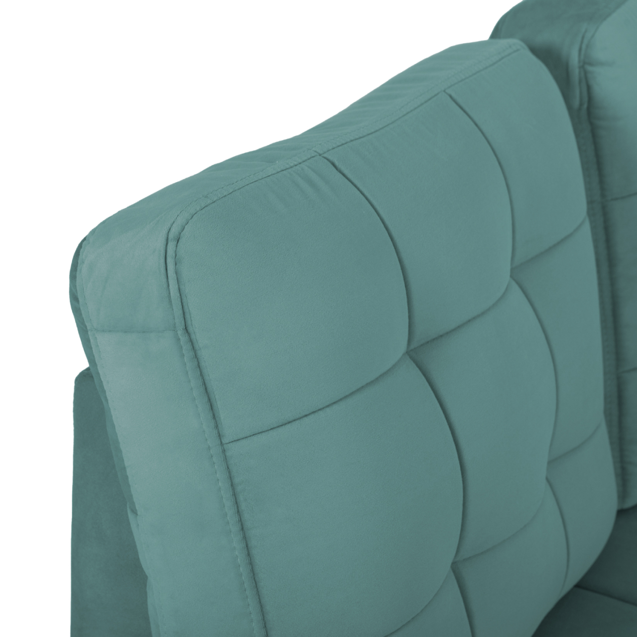 SOFABED LEFT CORNER JADE HM3144.04L SEAFOAM GREEN VELVET 250x80-180x73-88Hcm. [7]