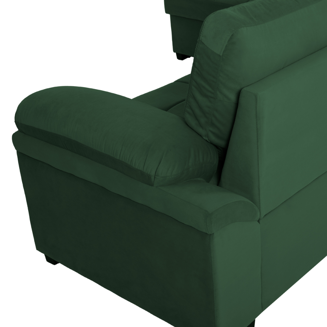 SOFABED LEFT CORNER JADE HM3144.05L CYPRESS GREEN VELVET 250x80-180x73-88Hcm. [9]