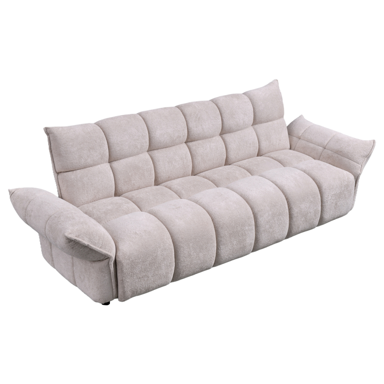 SOFABED MELU HM3314.02 BEIGE FABRIC--POCKET SPRINGS SEAT 240-250x90x85Hcm. [6]