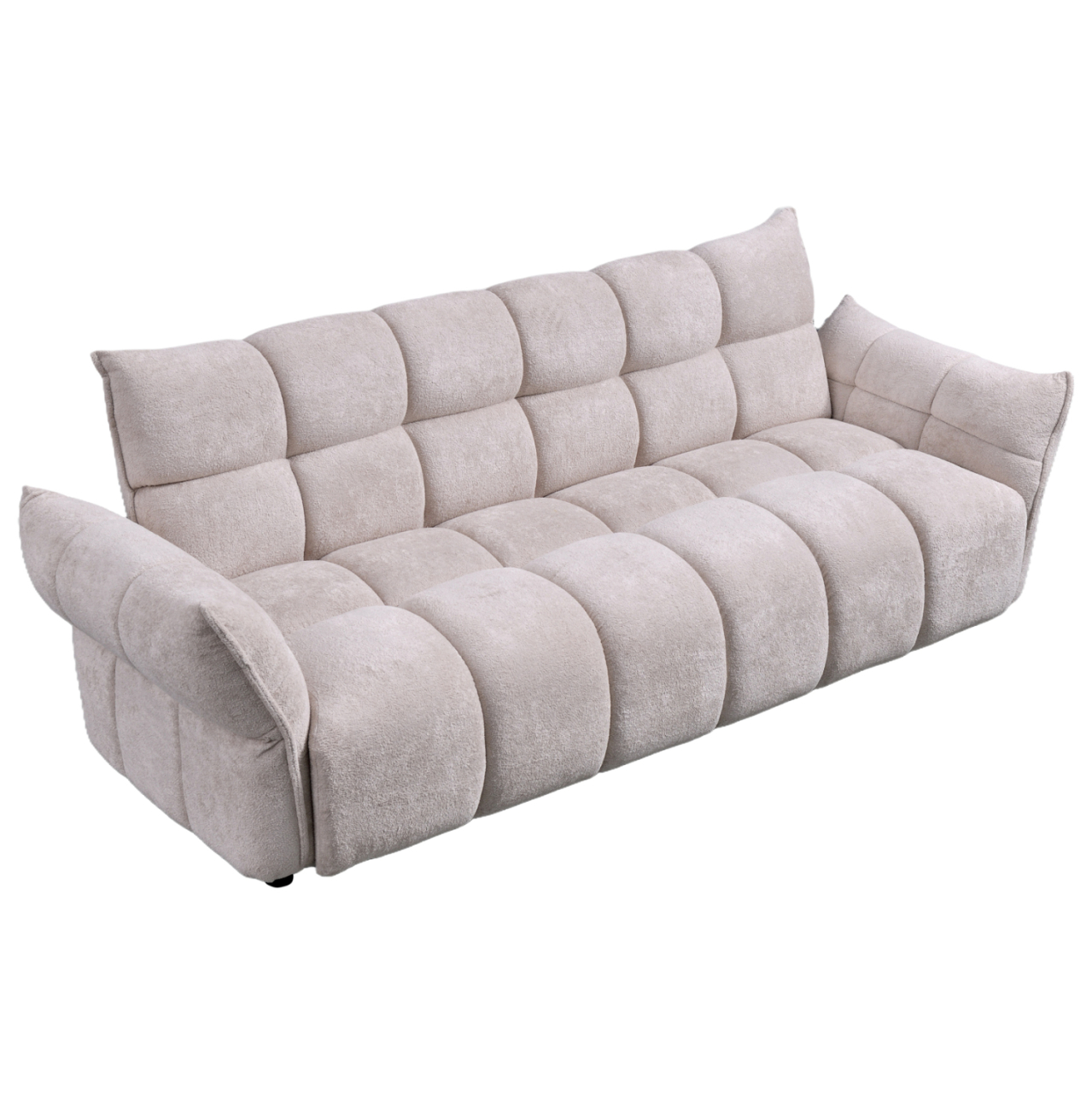 SOFABED MELU HM3314.02 BEIGE FABRIC--POCKET SPRINGS SEAT 240-250x90x85Hcm. [5]