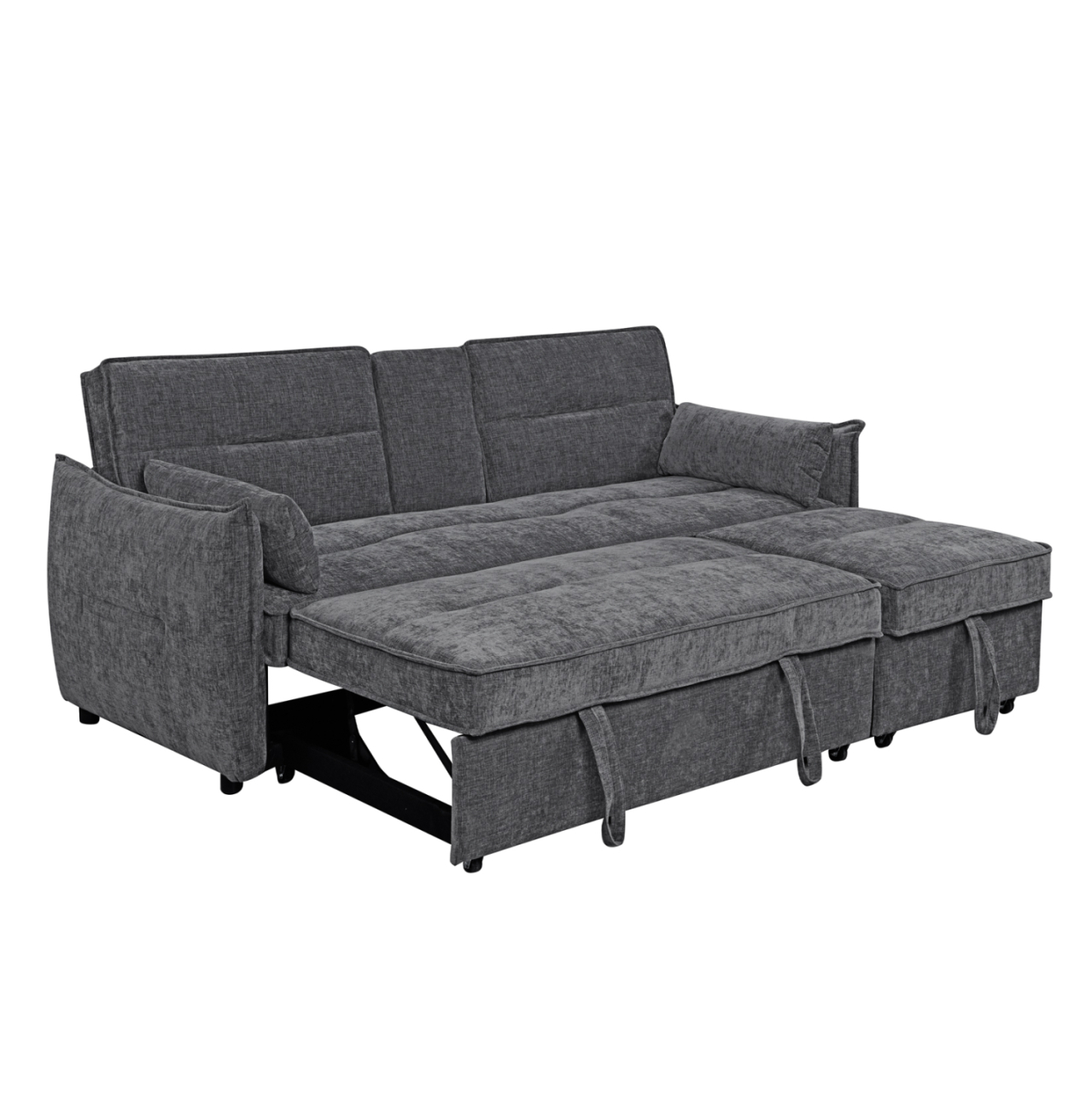 SOFABED MULTIFORM 2-SEATER VELAR HM3305.01 GREY FABRIC 208x86x85Hcm. [6]