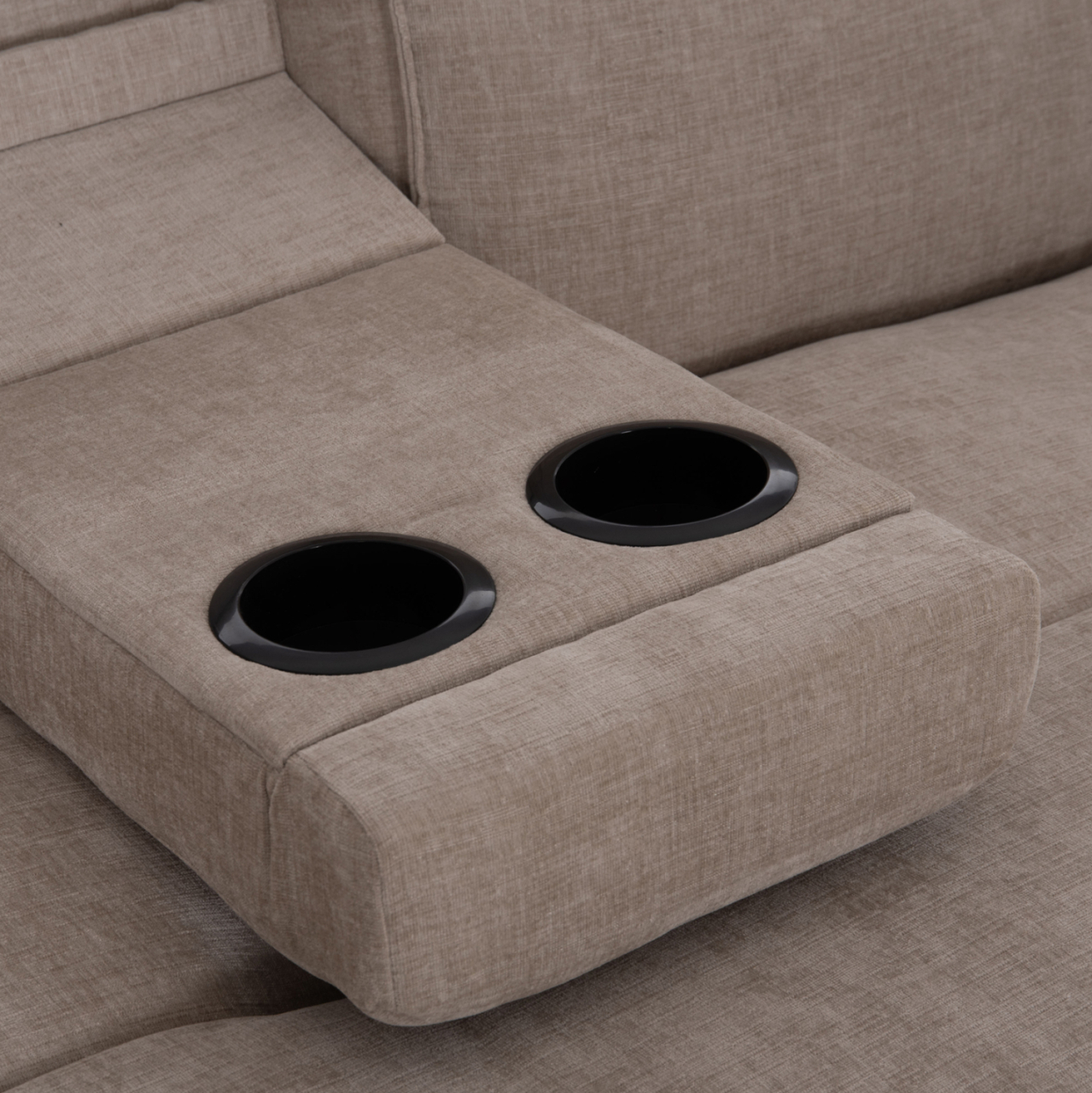 SOFABED MULTIFORM 2-SEATER VELAR HM3305.03 BEIGE FABRIC 207x90x80Hcm. [8]