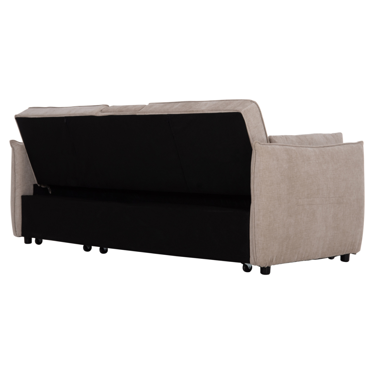 SOFABED MULTIFORM 2-SEATER VELAR HM3305.03 BEIGE FABRIC 207x90x80Hcm. [6]