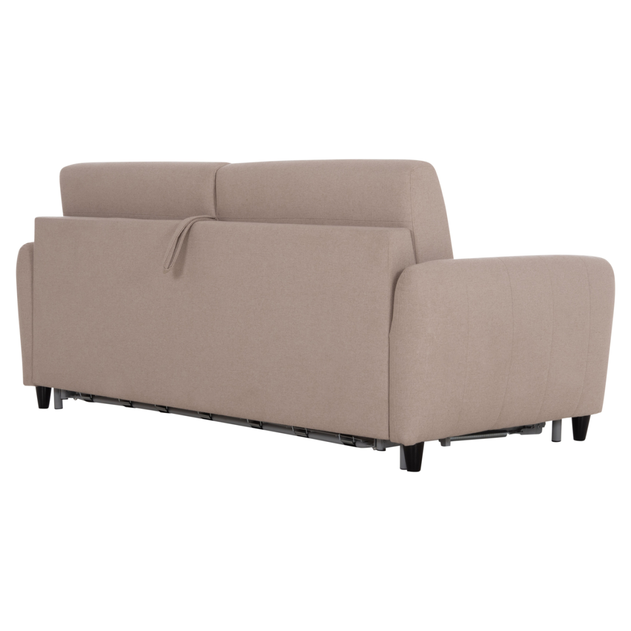 SOFABED WITH FOLDABLE MATTRESS ETUDINE HM3311.02 BEIGE FABRIC 190x98x90Hcm [7]