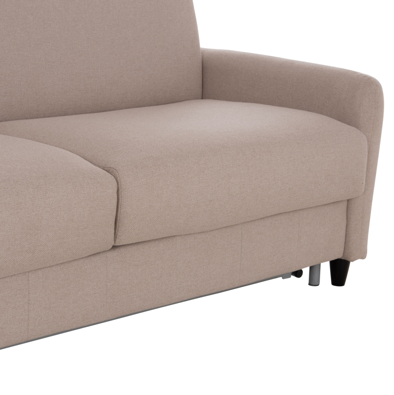 SOFABED WITH FOLDABLE MATTRESS ETUDINE HM3311.02 BEIGE FABRIC 190x98x90Hcm [9]