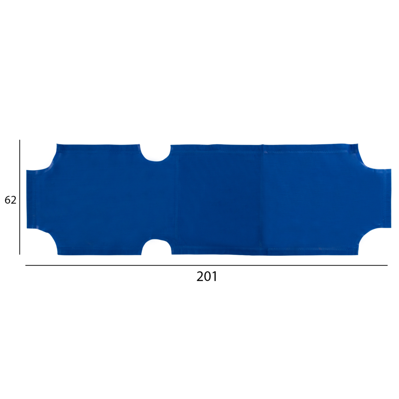 Spare parts cover for sunbed HM5072.01 Textline Blue 201x62 cm [2]