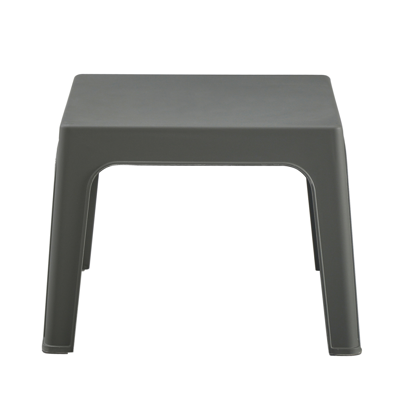 SQUARE COFFEE TABLE SLEEK HM6371.05 POLYPROPYLENE IN DARK OLIVE 56x56x40Hcm. [3]