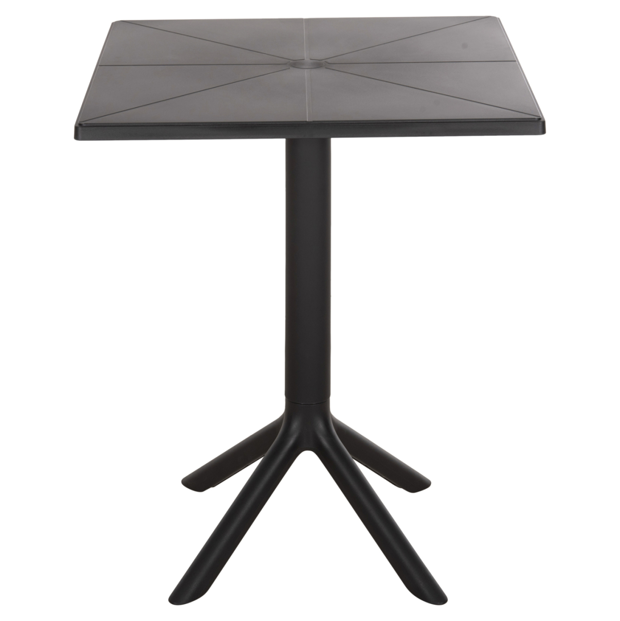 SQUARE POLYPROPYLENE TABLE TERRIN HM6125.12 BLACK 60,5x60,5x76,5Hcm. [3]