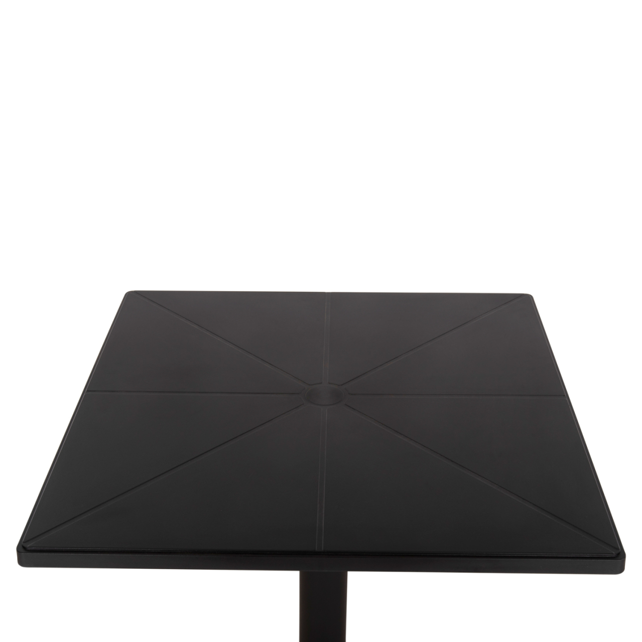 SQUARE POLYPROPYLENE TABLE TERRIN HM6125.12 BLACK 60,5x60,5x76,5Hcm. [4]