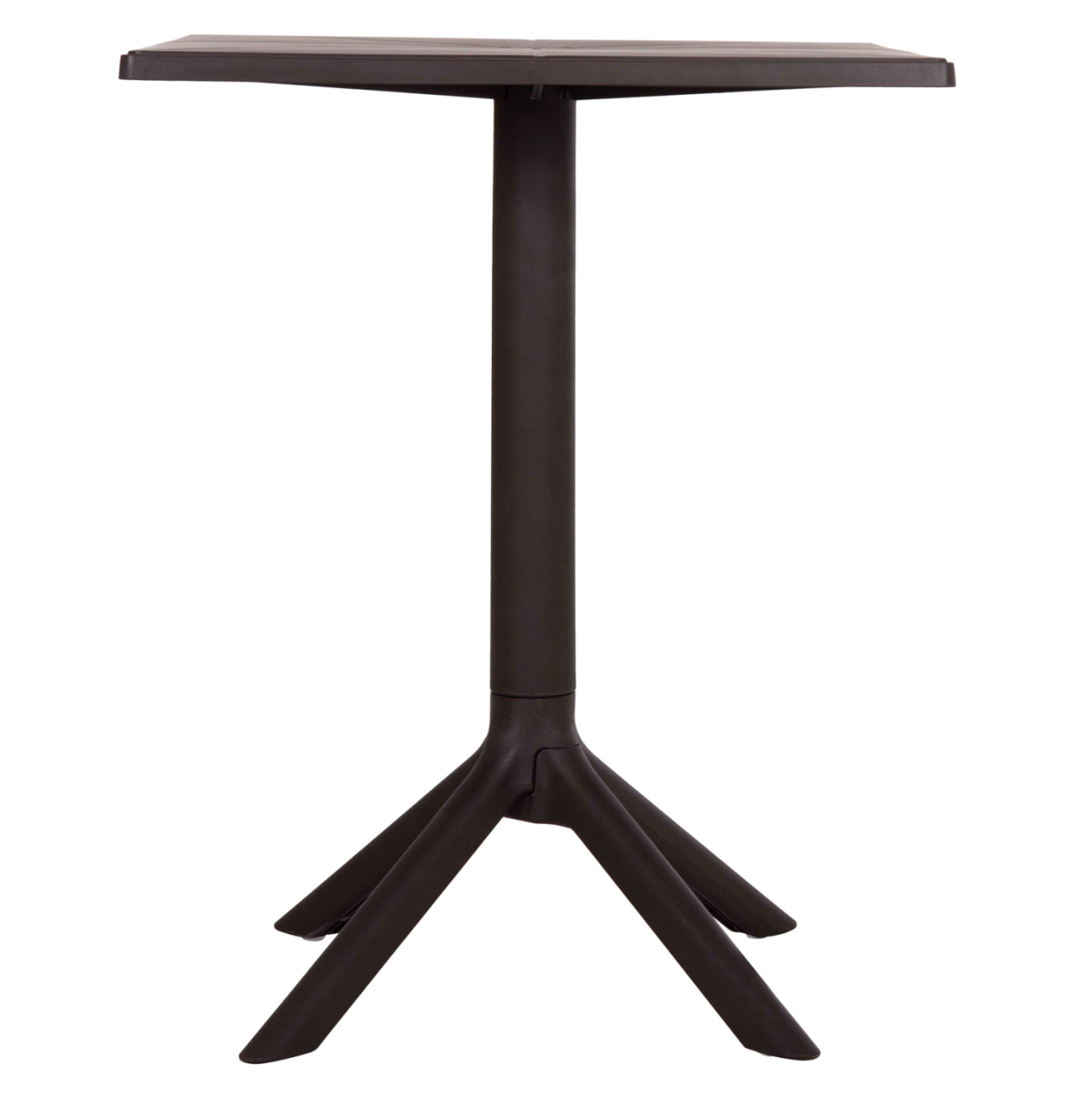 SQUARE POLYPROPYLENE TABLE TERRIN HM6125.13 BROWN 60x60x75Hcm. [3]