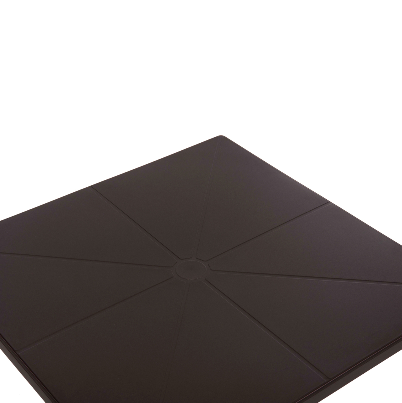 SQUARE POLYPROPYLENE TABLE TERRIN HM6125.13 BROWN 60x60x75Hcm. [7]
