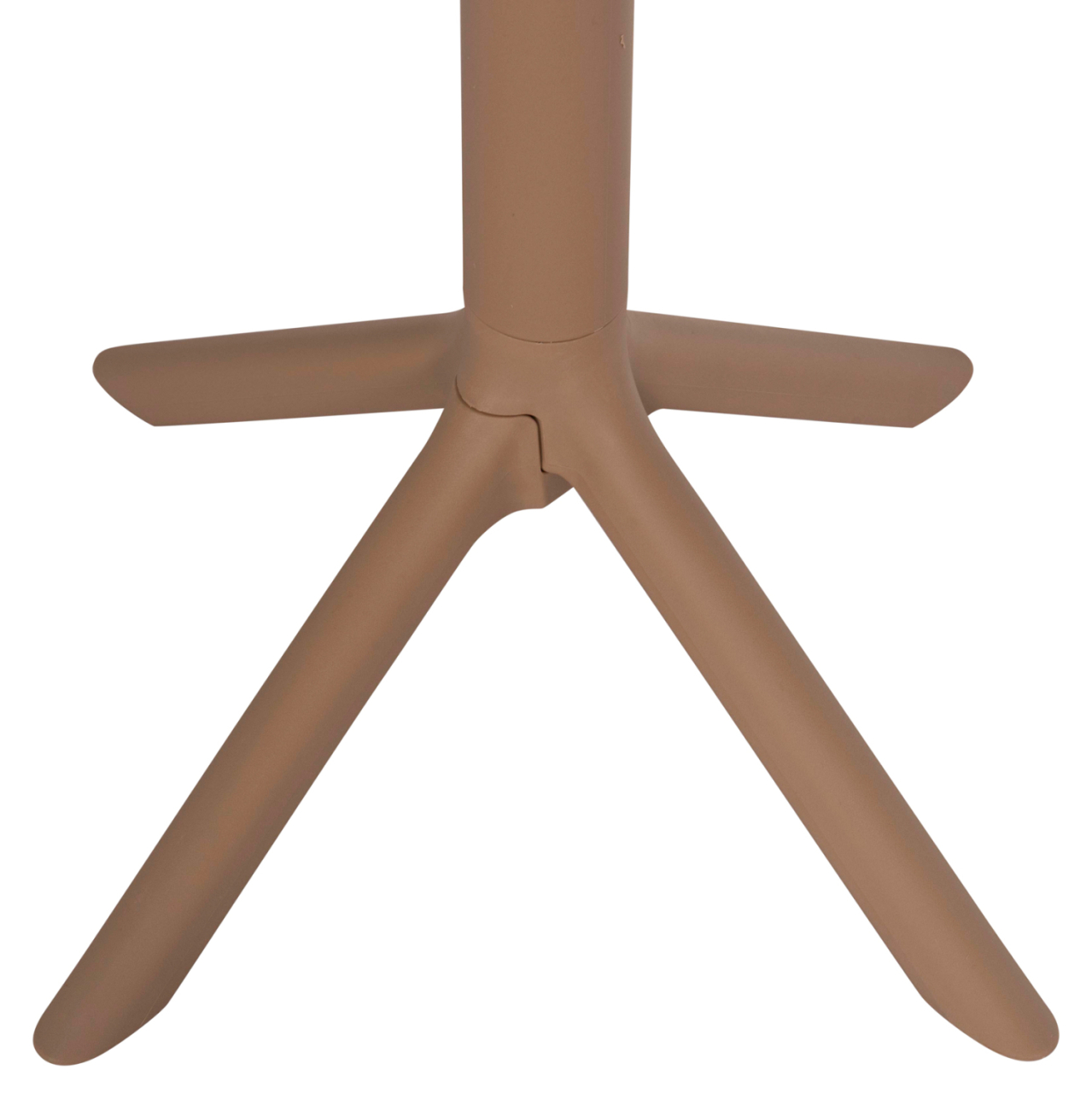 SQUARE POLYPROPYLENE TABLE TERRIN HM6125.14 CAPPUCCINO 60x60x75Hcm. [8]