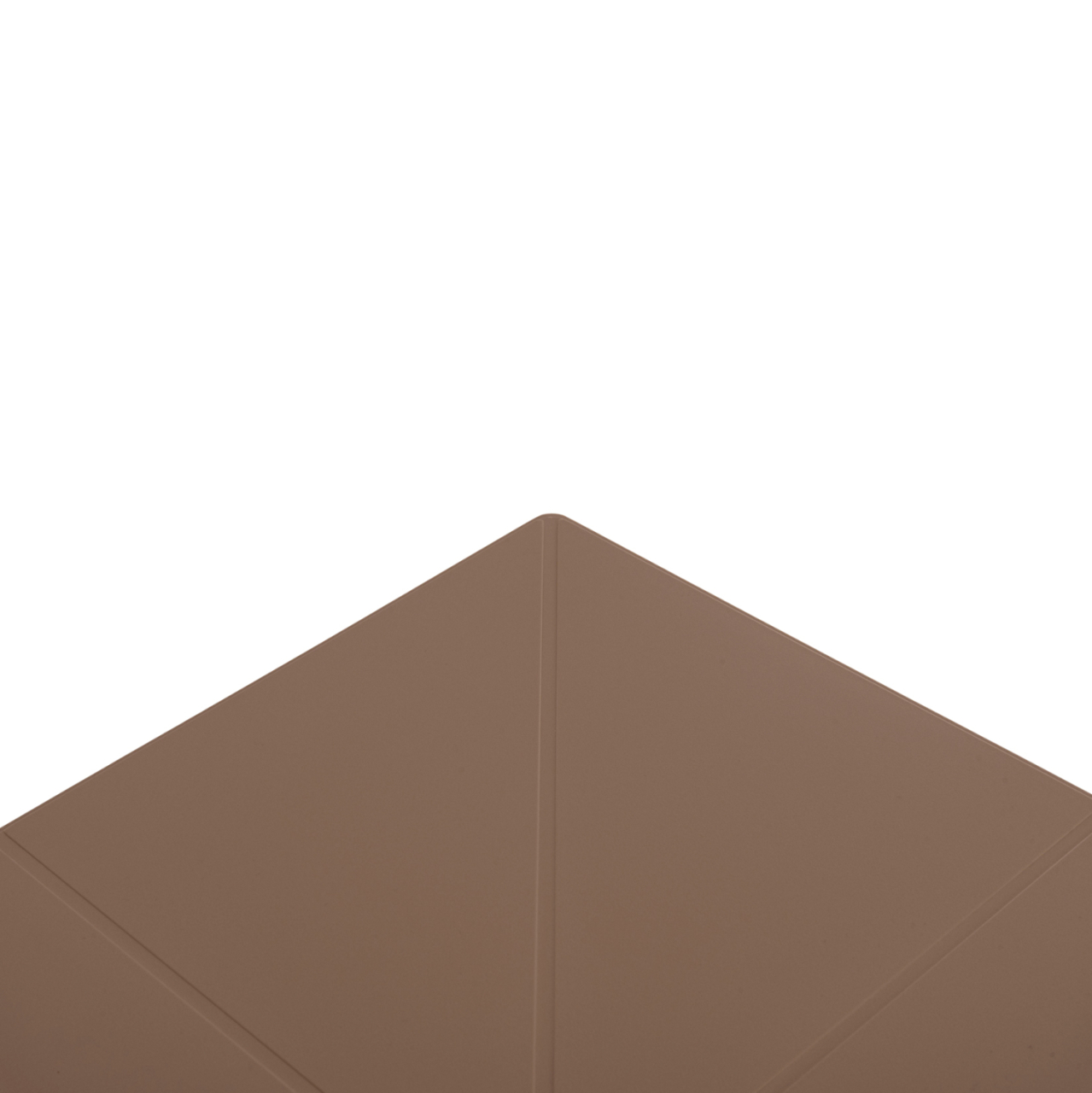 SQUARE POLYPROPYLENE TABLE TERRIN HM6125.14 CAPPUCCINO 60x60x75Hcm. [5]