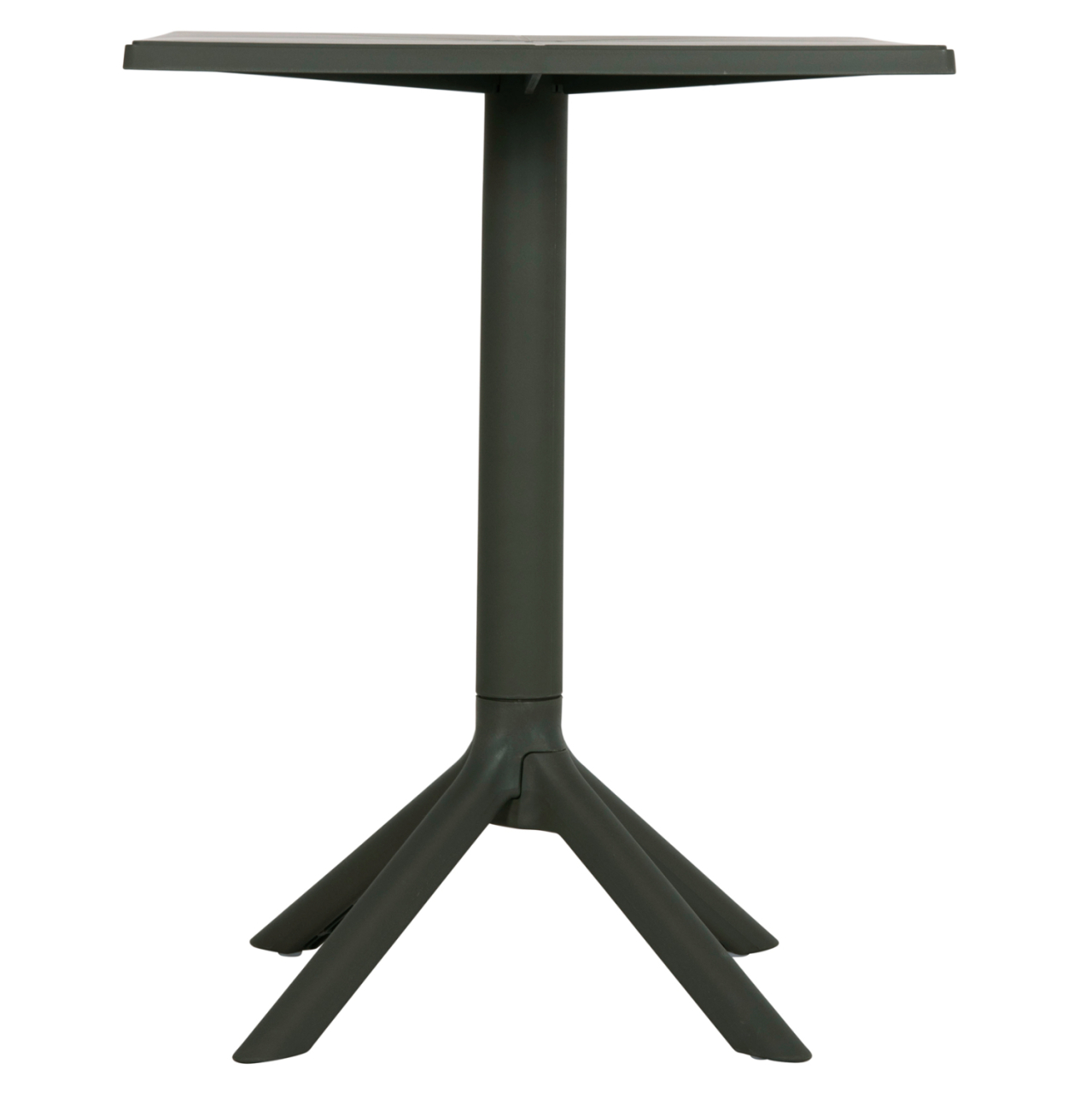 SQUARE POLYPROPYLENE TABLE TERRIN HM6125.15 DARK OLIVE 60x60x75Hcm. [4]