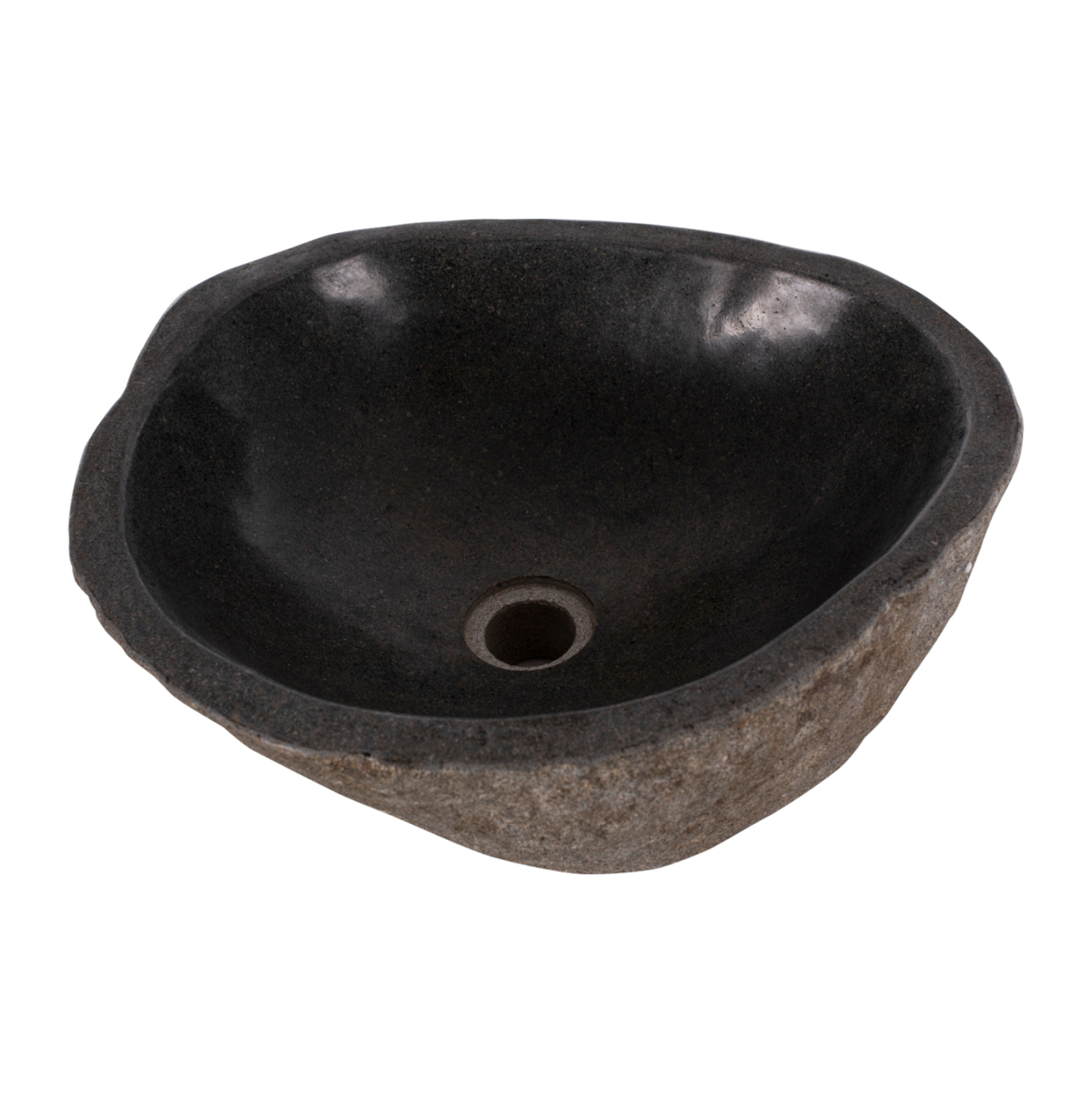 STONE SINK CARVED GREY COLOR 40x40x20Hcm.HM7807 [7]